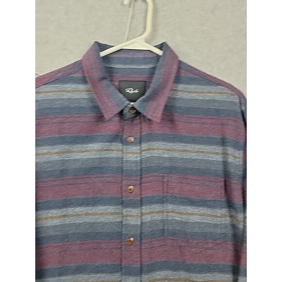 Rails Arrowhead Canteen Striped LS Soft Flannel Button Up Shirt Men's Large - Picture 3 of 12